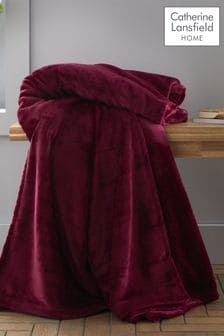 Catherine Lansfield Raschel Velvet Touch Plush Extra Large Throw (A59750) | 150 د.إ