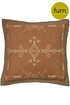 furn. Terracotta Orange Mini Inka Aztec Polyester Filled Cushion (A59988) | 20 €