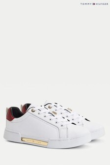 Tommy Hilfiger White Th Hardware Elevated Trainers (A60408) | ₪ 358
