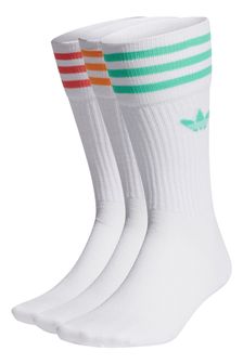 Lot de chaussettes blanches Adidas Originals Solid mi-mollet 3 (A60925) | CA$ 41