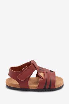 Tan Brown Pram Corkbed Sandals (0-24mths) (A61353) | kr160