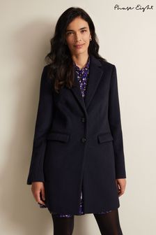 Phase Eight Blue Lydia Wool Car Coat (A61481) | 268 €