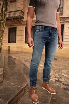 Denim Vintage Straight Fit Authentic Stretch Jeans (A61504) | €33