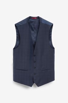 Bright Wool Blend Motionflex Check Waistcoat (A61513) | 18 €