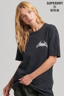 Schwarz/Weiß - Superdry Metallica Limited Edition T-Shirt (A61589) | 53 €