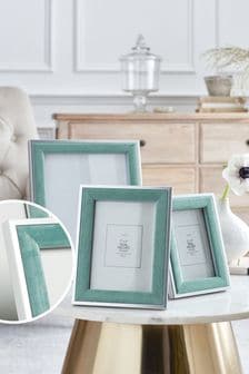 Teal Blue Velvet Picture Frame (A61605) | €6.50 - €8.50