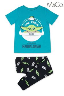 Pijama verde de niño con diseño de Mandalorian de Star Wars de M&co (1-6 años) (A62288) | 21 € - 23 €