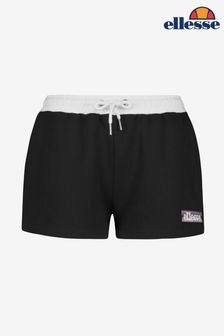 Ellesse Tang Black Contrast Waistband Sweat Shorts (A62477) | €35
