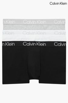 Calvin Klein Structure Cotton 3 Pack Trunks