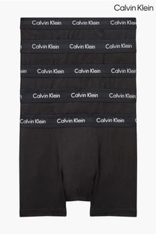 Calvin Klein Black Cotton Stretch 5 Pack Trunk (A62574) | $132