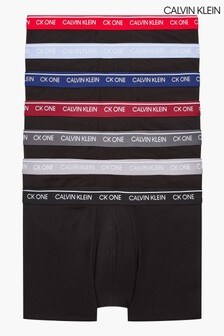 Calvin Klein Ck One Unterhosen aus Baumwolle im 7er-Pack, Schwarz (A62576) | 108 €