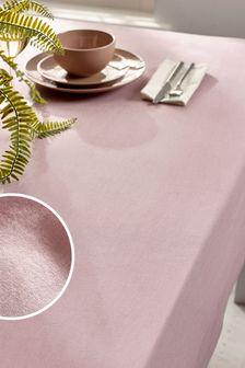 Mauve Purple Cotton Blend With Linen Table Cloth (A62615) | $50 - $62