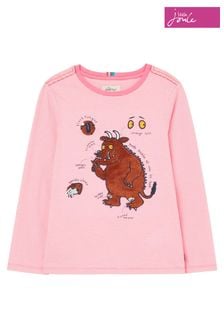 Joules Gruffalo Ava Top mit Kunst-Print, Pink (A62866) | 26 € - 28 €