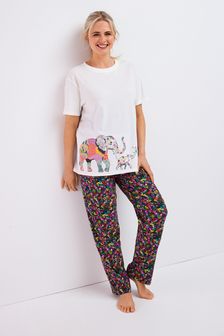Pink Elephant Maternity Cotton Short Sleeve Pyjamas (A63578) | ₪ 80