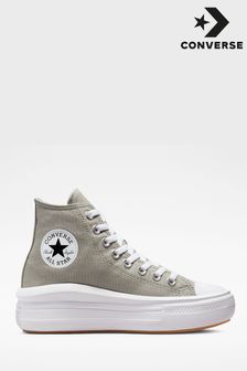 נעלי ספורט פלטפורמה של Converse Chuck Taylor דגם All Star Move באפור (A63874) | ‏349 ₪