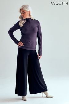 Asquith Black Wide Leg Palazzo Trousers (A63922) | €39