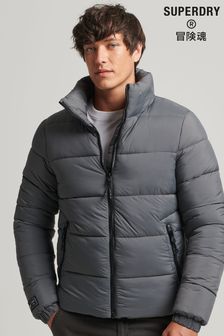 Superdry Grey Non Hooded Sports Puffer Jacket (A63928) | €102