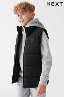 Black Padded Puffer Gilet (3-16yrs) (A64082) | TRY 460 - TRY 690