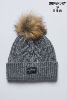 Superdry Grey Cable Lux Beanie (A64168) | 31 €