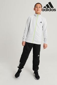 adidas White/Black Specific Excite Kids Tracksuit (A64210) | $76