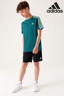 Grün - adidas Designed2move Performance T-Shirt und Shorts Set (A64235) | 38 €
