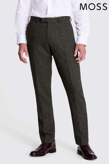MOSS Tailored Fit Pine Herringbone Suit: Trousers (A64265) | $132