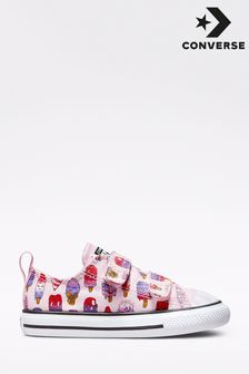 Converse All Star Pink Sweet Scoops 2V Infant Trainers (A64439) | $53