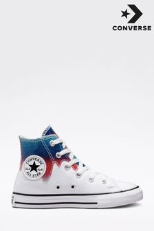Converse小童白色All Star閃亮Drip高筒運動鞋 (A64454) | HK$441