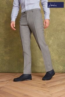 Joules Light Grey Wool Slim Fit Suit: Trousers (A64800) | 61 €