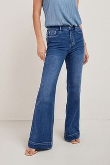 High Waisted \u0026 Skinny Flare Jeans 