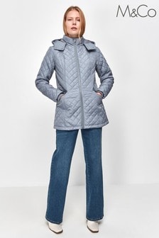 M&Co Blue Padded Short Jacket (A65577) | $99