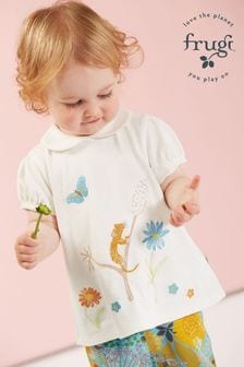 Frugi Kew Gardens Carlie White Collar T-Shirt (A66558) | 16 €