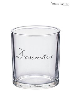 Świąteczna szklanka Bloomingville Zahar z przezroczystego szkła
