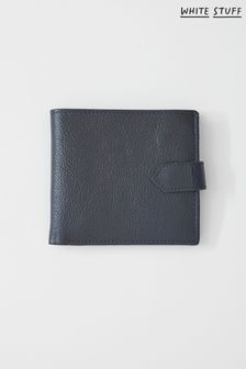 White Stuff Blue Edward Leather Wallet