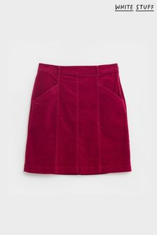 חצאית מבד קורדרוי אורגני בצבע וורוד של White Stuff (A66629) | ‏204 ₪