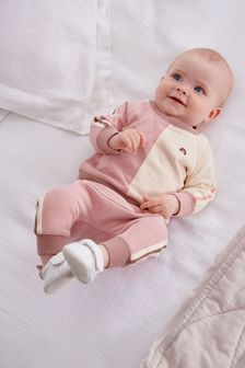 Pink Baby Sweatshirt And Jogger Set (A67140) | 20 € - 23 €