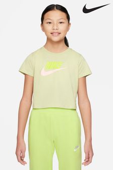 Nike Futura Cropped-T-Shirt, Grün (A67890) | 24 €