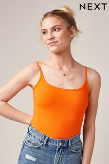 Bright Orange Thin Strap Vest (A67912) | 28 zł
