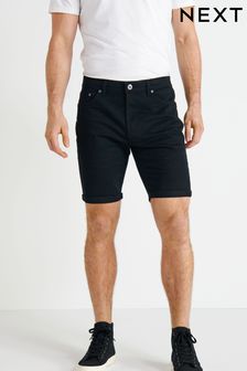 Black Slim Fit Slim Fit 5 Pocket Motion Flex Stretch Chino Shorts (A68025) | €29