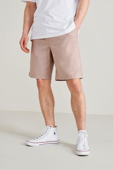 Pink Straight Fit Lightweight Elasticated Waist Shorts With Stretch (A68205) | €21