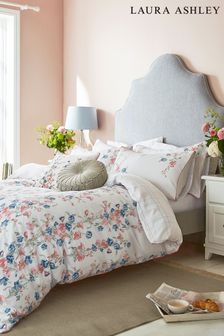 Laura Ashley Coral Pink Charlotte Duvet Cover and Pillowcase Set (A68398) | €27 - €54
