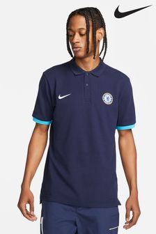 Nike Blue Chelsea FC Pique Polo Shirt (A68532) | 51 €