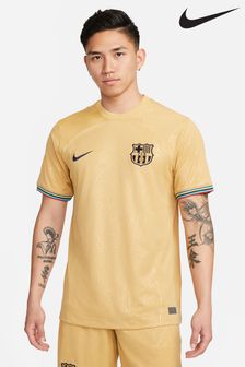 Nike Gold Blank Barcelona 22/23 Stadium Away Football Shirt (A68538) | €43