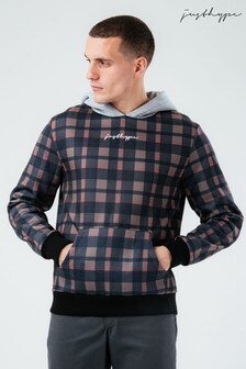 Hype. Oversized Dark Check Hoodie (A69172) | 60 €