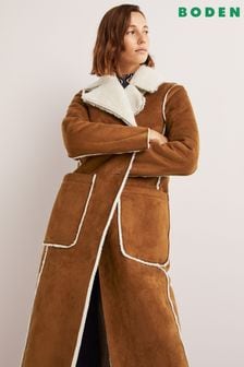 Boden Brown Reversible Faux Shearling Coat (A69179) | 349 €