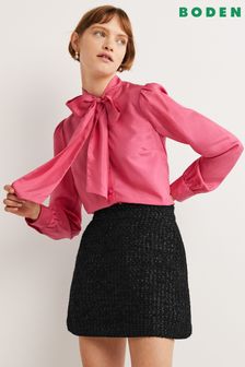 Boden Black Tweed Mini Skirt (A69216) | €59
