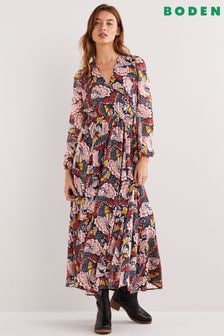 Boden Pink Metallic Detail Maxi Dress (A69243) | 202 €