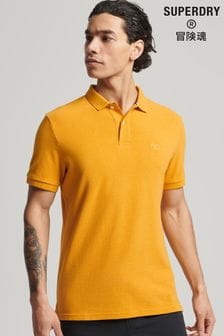 Polo de squash Adidas Advantage pour Hommes – Bleu & Orange