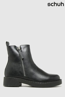 Schuh Black Amos Chunky Side Zip Boots (A69526) | 40 €
