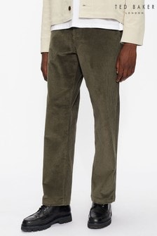 Ted Baker Green Cloudd Wide Cord Drawstring Trousers (A69705) | ₪ 647